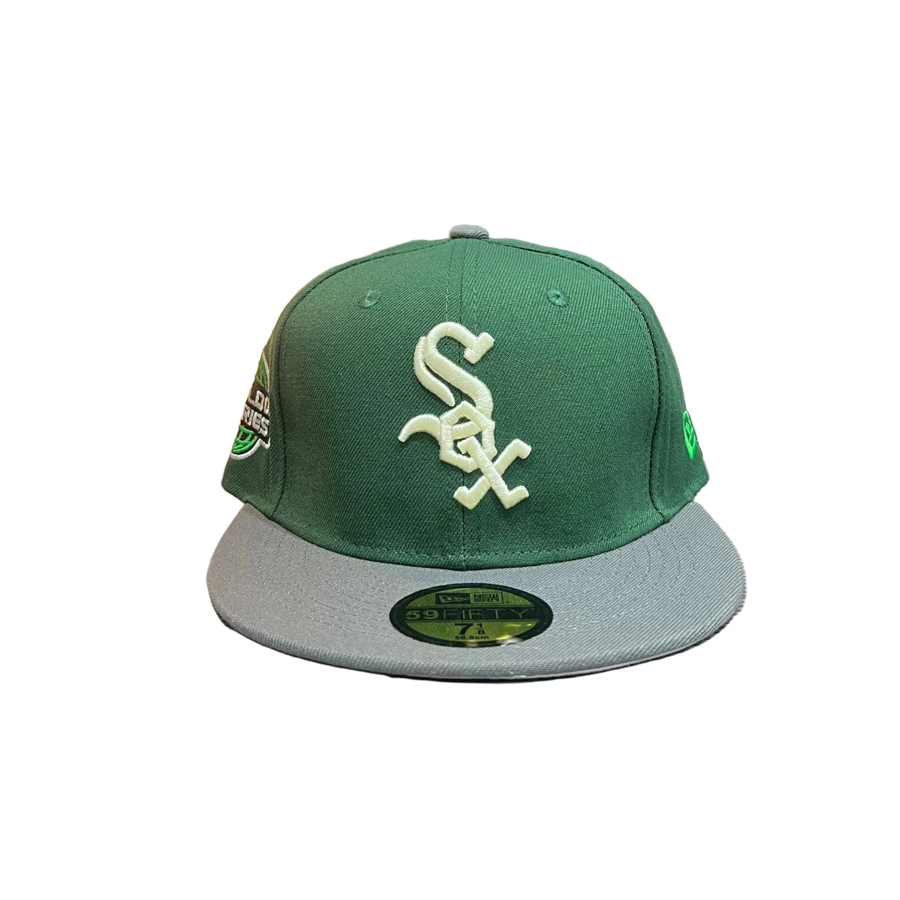 Chicago White Sox Green & Grey New Era 59FIFTY Fitted Cap – World Series Side Patch