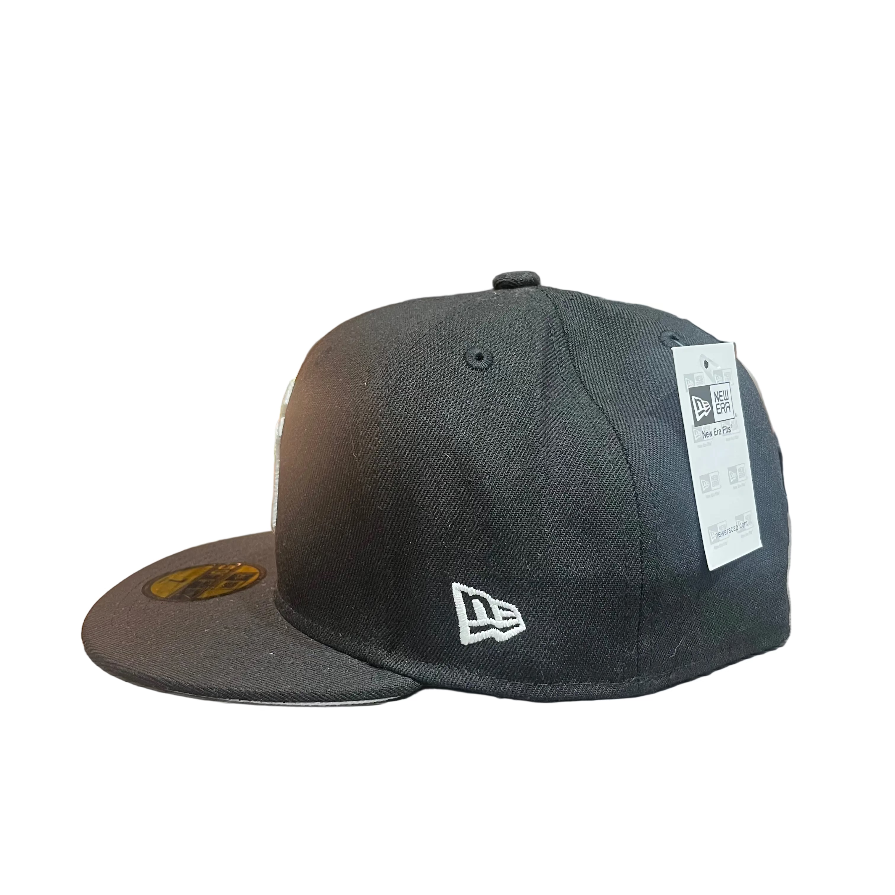 New York Yankees Black New Era 59FIFTY Fitted Cap – White Logo