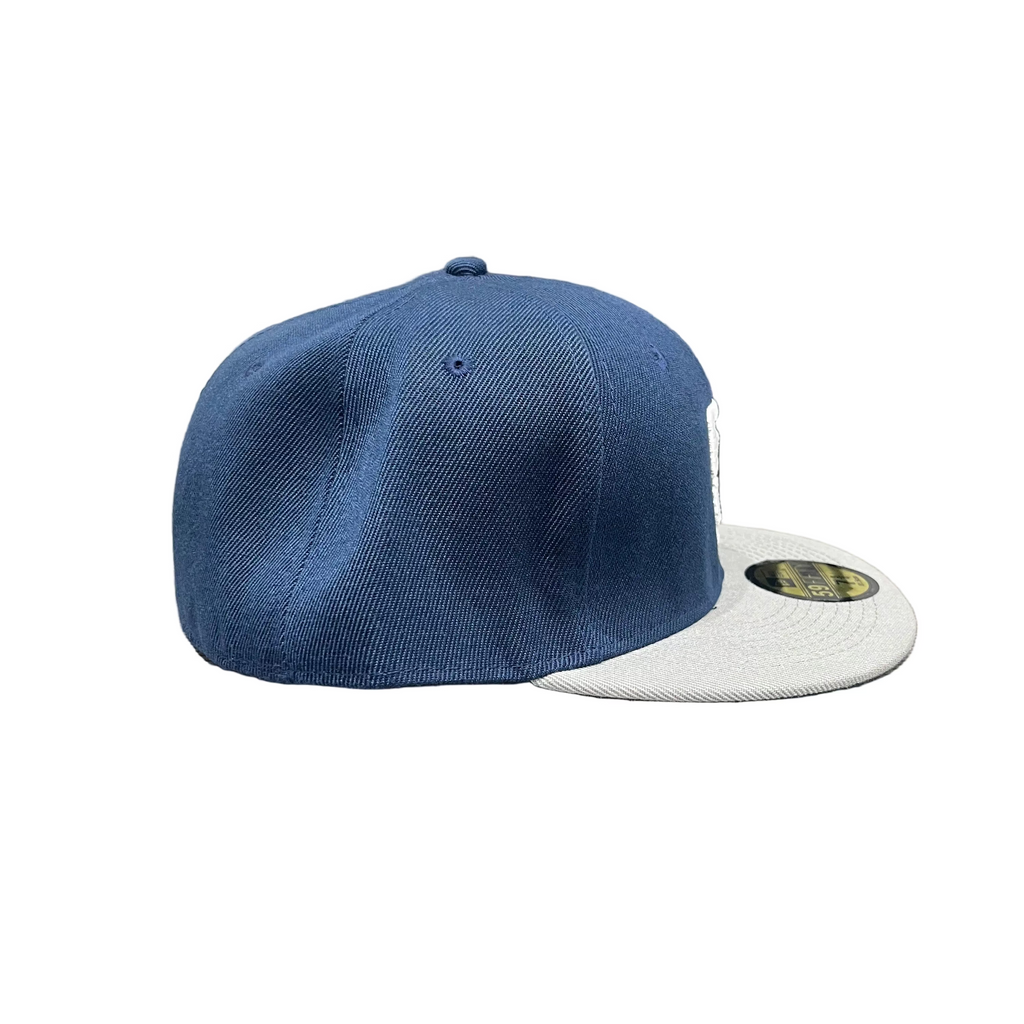 San Diego Padres Navy & Grey New Era 59FIFTY Fitted Cap – White Logo