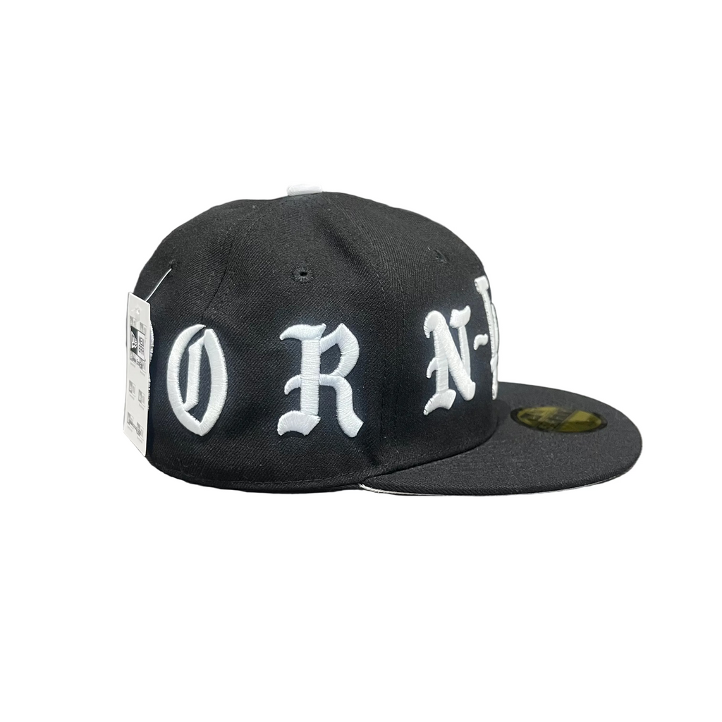 Los Angeles Dodgers “N-LA-RAISED” Black New Era 59FIFTY Fitted Cap – All Around Script