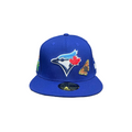 Toronto Blue Jays Royal Blue New Era 59FIFTY Fitted Cap – Floral & Butterfly Embroidery Edition
