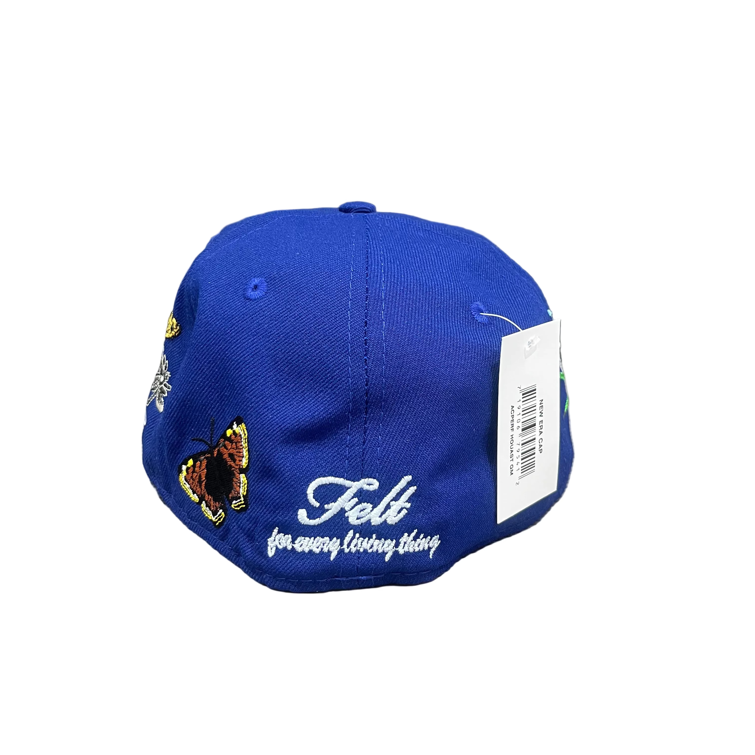 Toronto Blue Jays Royal Blue New Era 59FIFTY Fitted Cap – Floral & Butterfly Embroidery Edition