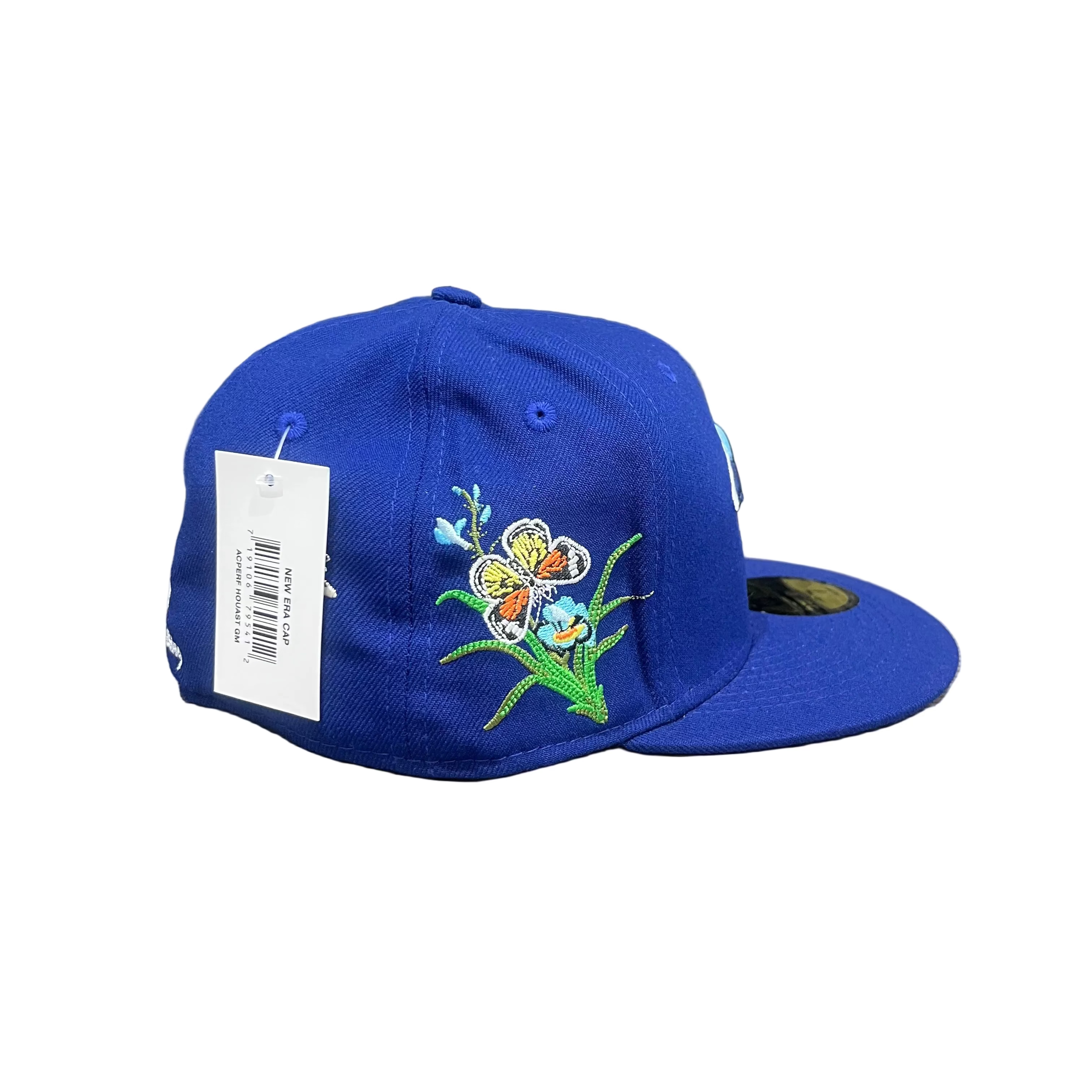 Toronto Blue Jays Royal Blue New Era 59FIFTY Fitted Cap – Floral & Butterfly Embroidery Edition