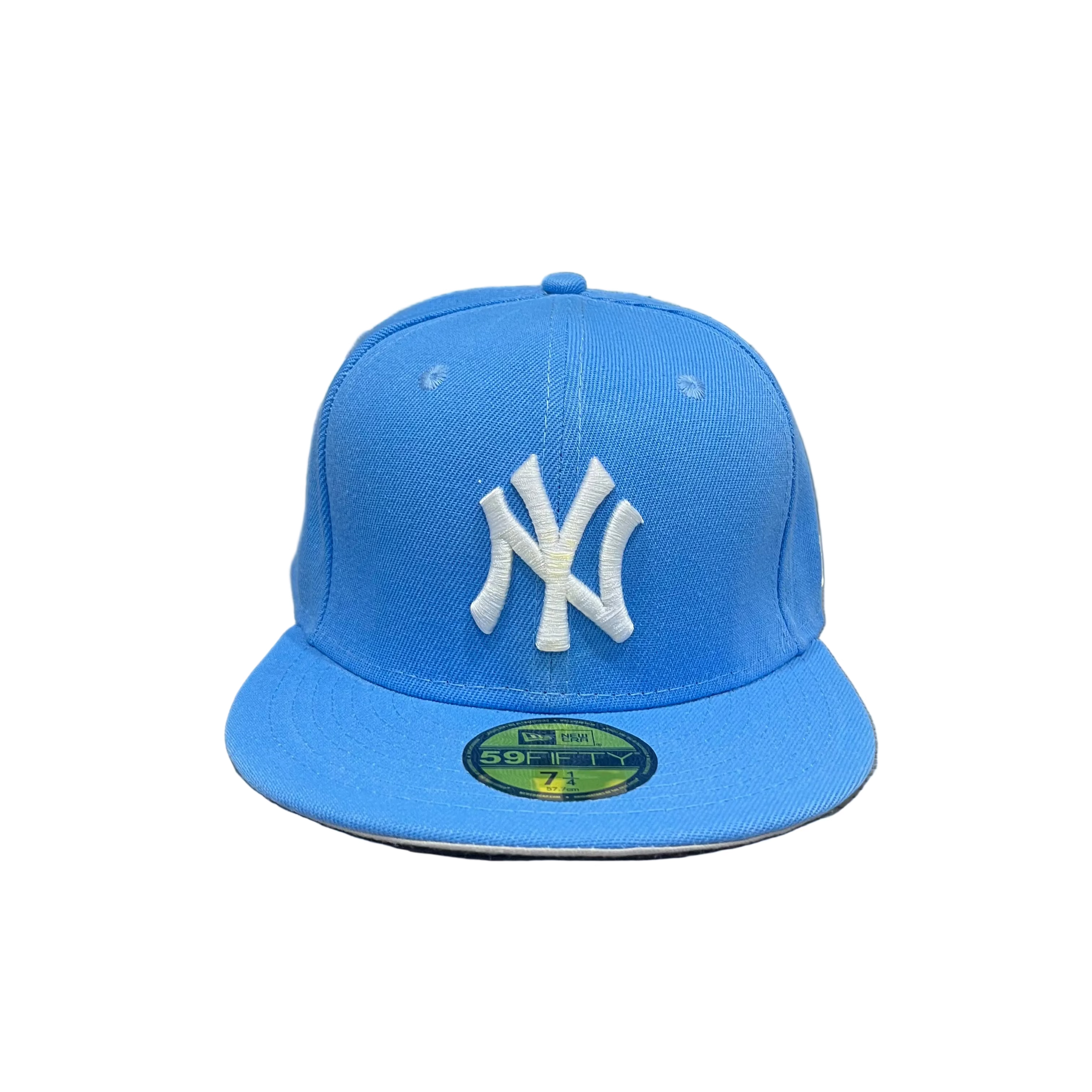 New Era 59FIFTY New York Yankees Sky Blue Fitted Cap – White Logo