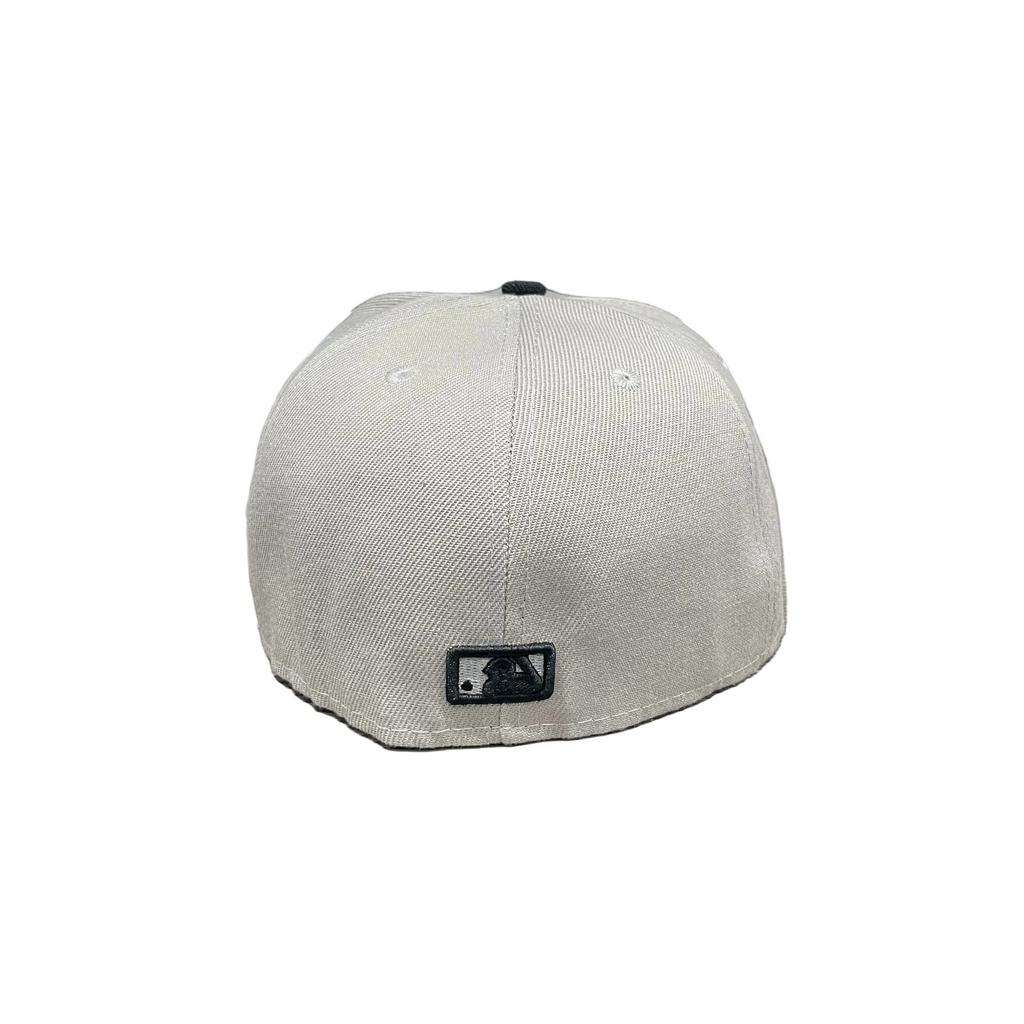 New Era 59FIFTY New York Yankees Grey & Black Fitted Cap – Black Logo